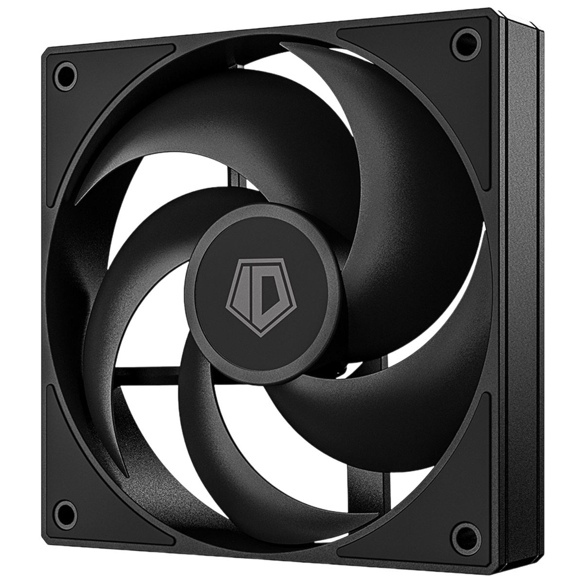 Вентилятор для корпуса ID-Cooling AS-120-K 120х120x25 черный 4-pin 30дБ Ret