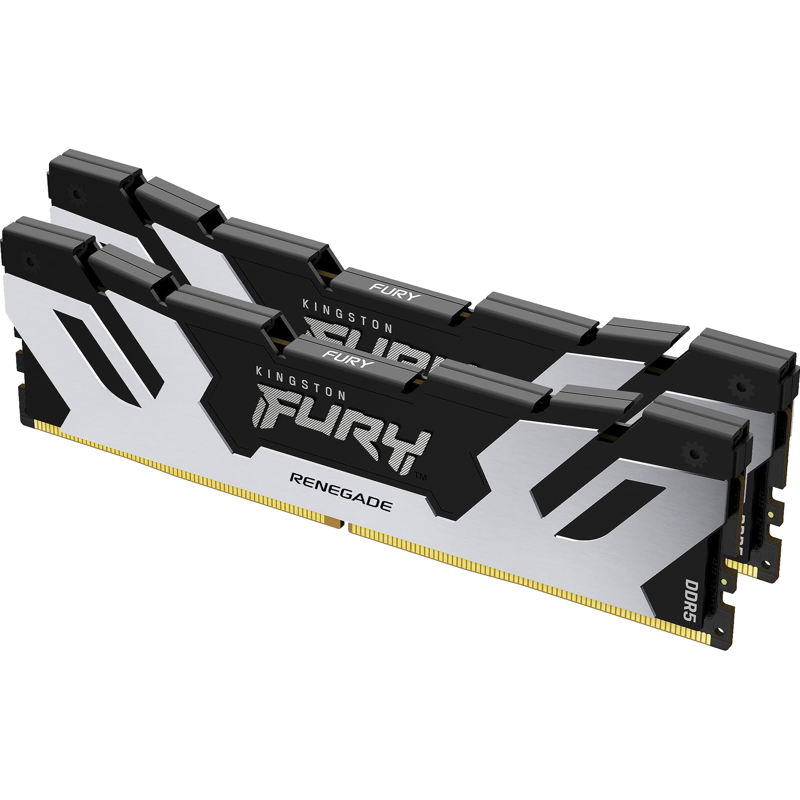 Оперативная память Kingston 32GB 7600MT/s DDR5 CL38 DIMM (Kit of 2) FURY Renegade Silver XMP
