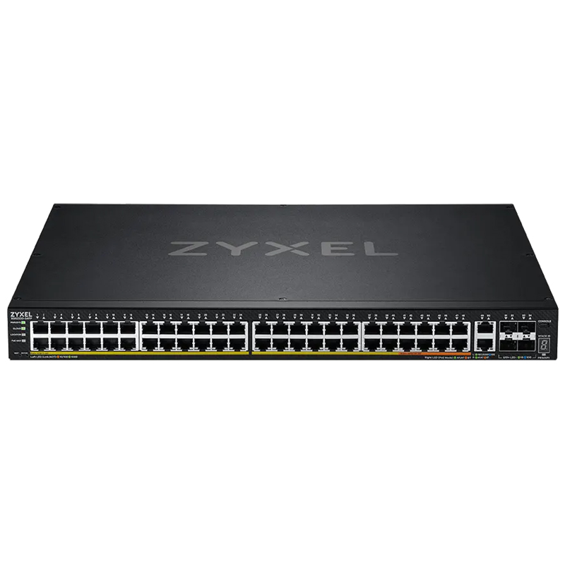 Коммутатор L3 Access коммутатор Zyxel NebulaFlex Pro XGS2220-54FP, rack 19", 48xRJ-45: 1G PoE+ (8 из