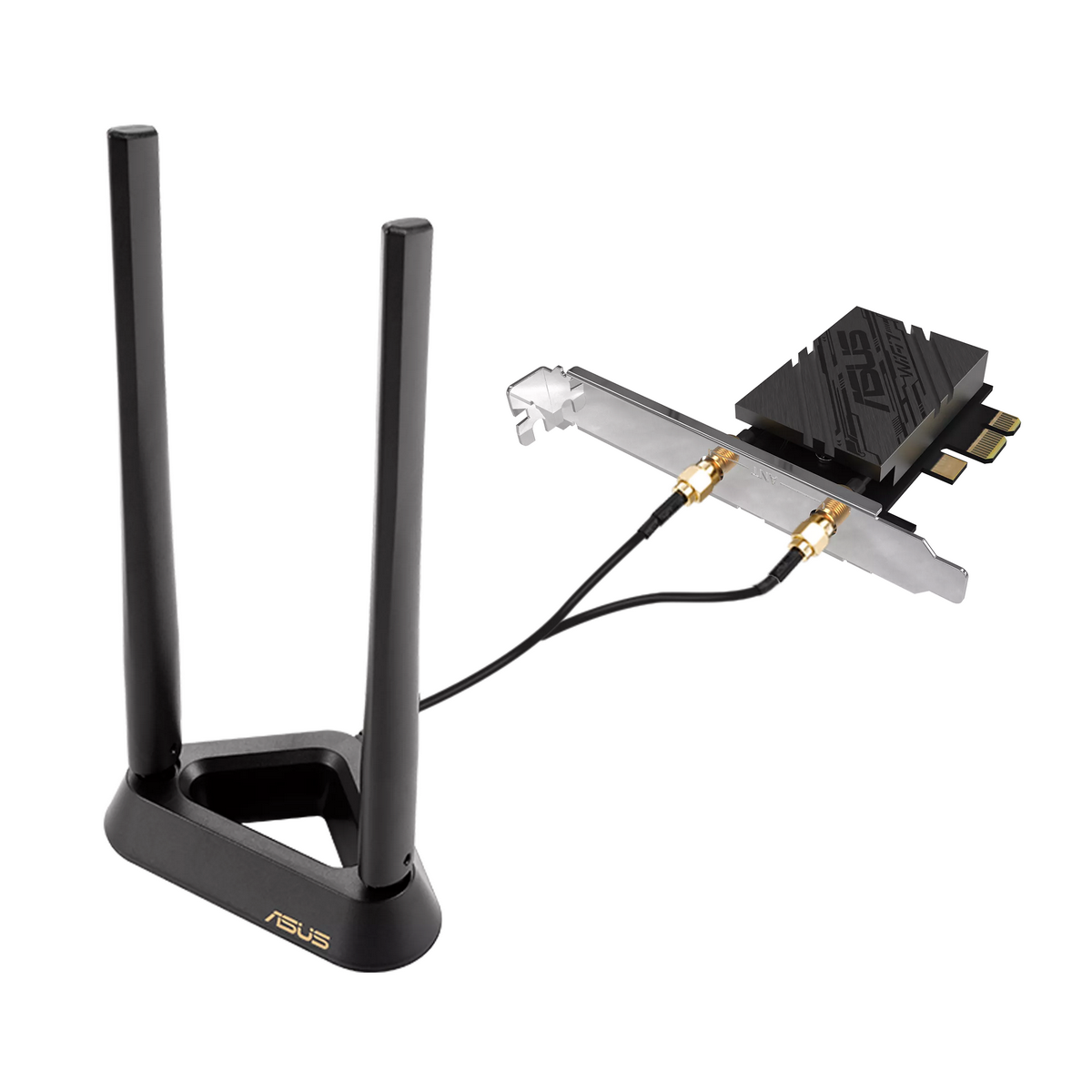 Сетевой адаптер Wi-Fi + Bluetooth Asus PCE-BE92BT BE9400 PCI Express (ант.внеш.несъем.) 2ант.