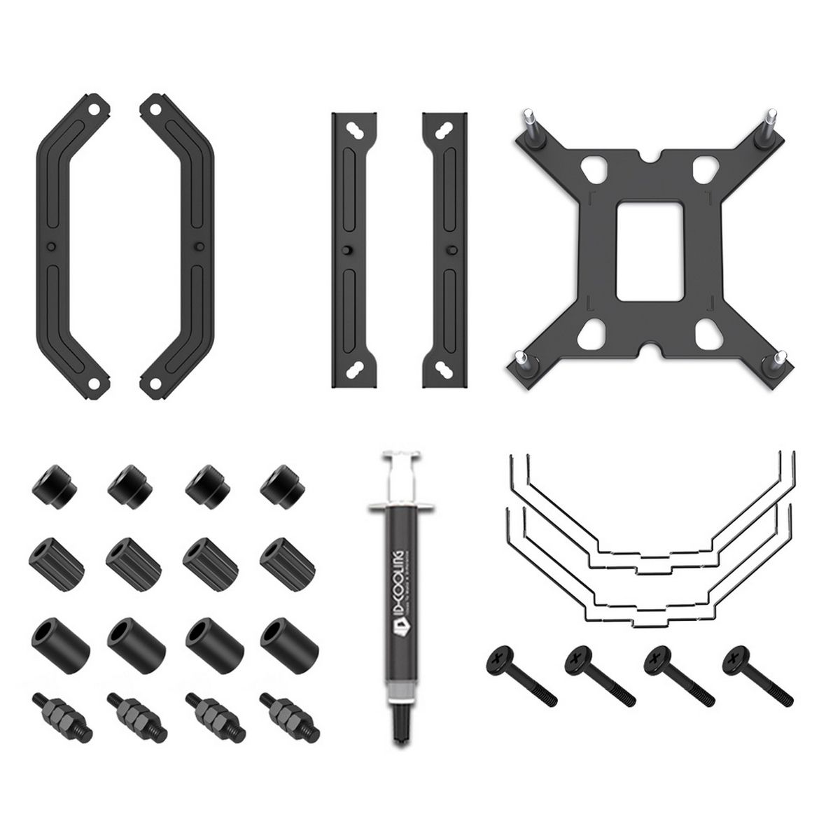 Устройство охлаждения(кулер) ID-Cooling SE-226-XT Soc-AM5/AM4/1200/1700/1851 черный 4-pin 15-35dB Al