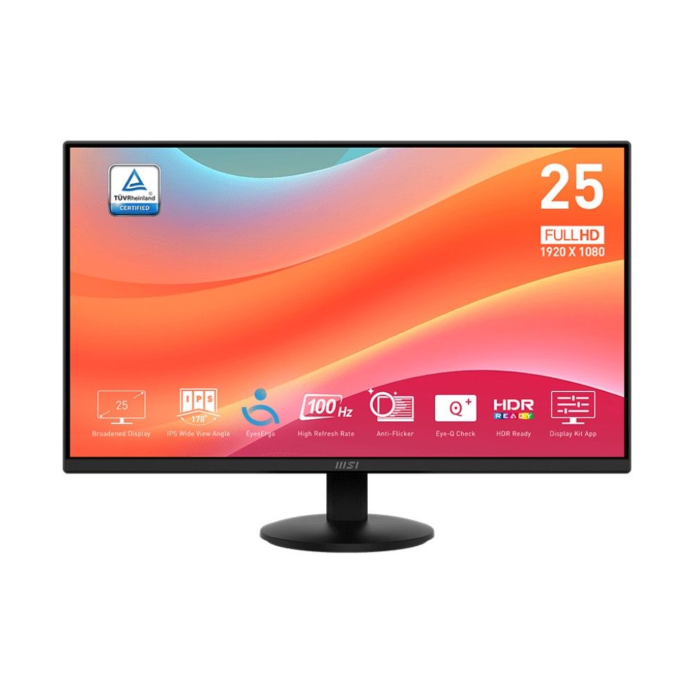 Монитор MSI 24.5" Pro MP252L черный IPS LED 16:9 HDMI матовая 250cd 178гр/178гр 1920x1080 100Hz DP F
