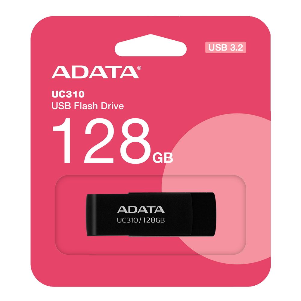 Флеш Диск A-Data 128GB UC310 UC310-128G-RBK USB3.2 черный