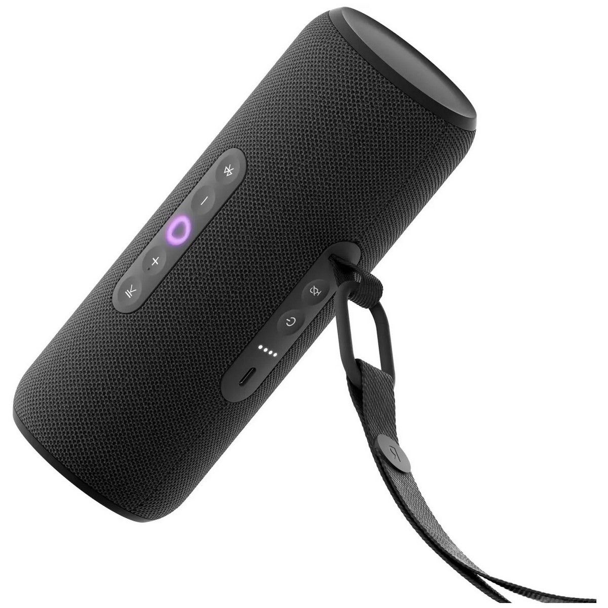 Умная колонка Yandex Стрит Алиса черный 30W 2.0 BT/Wi-Fi 10м 3300mAh (YNDX-00030BLK)