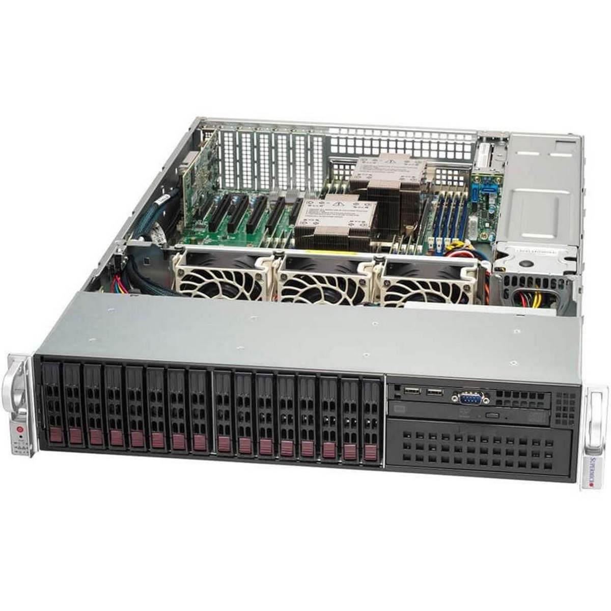 Серверная платформа Supermicro SuperServer 2U SYS-221P-C9R noCPU(2)4rd Gen Xeon Scalable/TDP 300W/no
