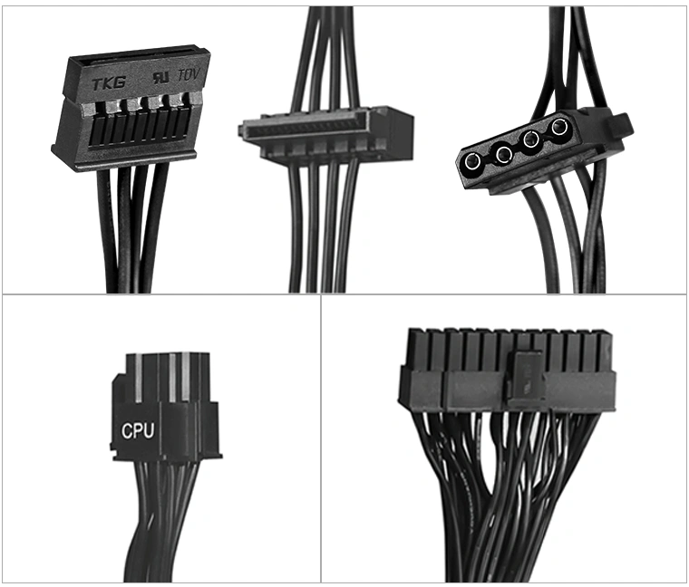 Блок питания KingPrice ATX 350W KPPSU350 (20+4pin) 120mm fan 2xSATA RTL