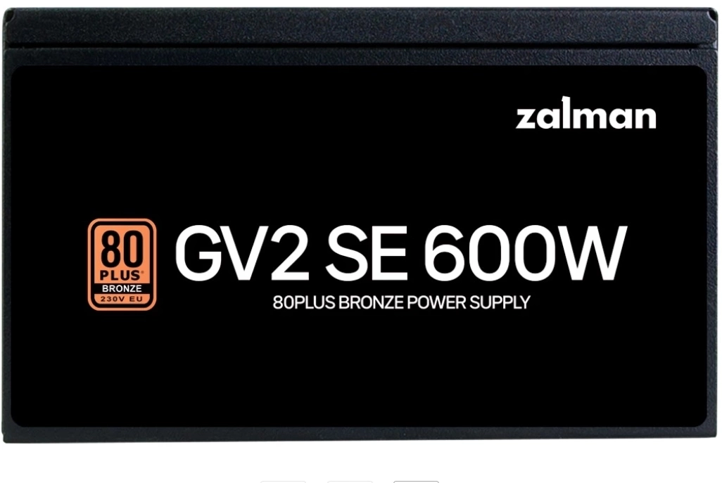 Блок питания Zalman ATX 600W ZM600-GV2SE 80+ bronze (20+4pin) 120mm fan 6xSATA RTL