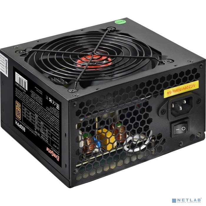 Exegate EX282156RUS Блок питания 800W ExeGate 80 PLUS® Bronze 800PPH (ATX, APFC, КПД 89% (80 PLUS Br