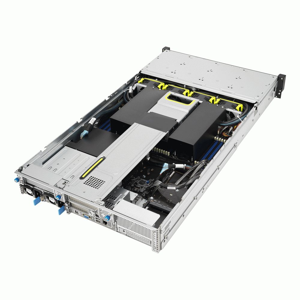 Сервер ASUS RS720-E11-RS24U 2U, 2xLGA4677, 32 DIMM DDR5, 24x 2.5"(12x NVMe+12x NVMe/SATA/SAS* hs), 2