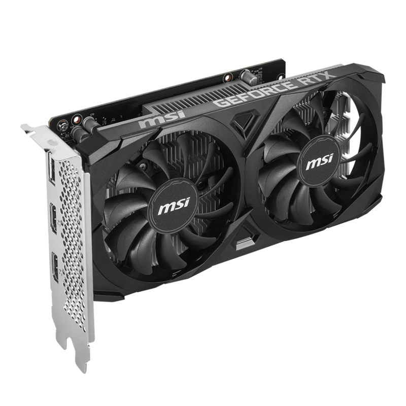 Видеокарта MSI PCI-E 4.0 RTX 3050 VENTUS 2X 6G OC NVIDIA GeForce RTX 3050 6Gb 96bit GDDR6 1492/14000