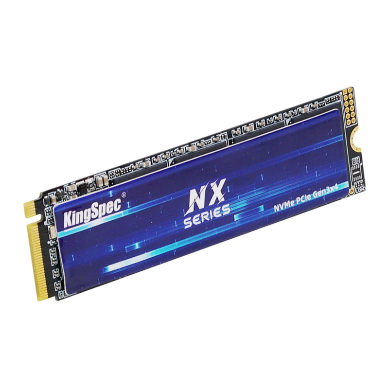 Твердотельный накопитель Kingspec SSD NX-4096 2280, 4096GB, M.2(22x80mm), NVMe, PCIe 3.0 x4, 3D QLC,