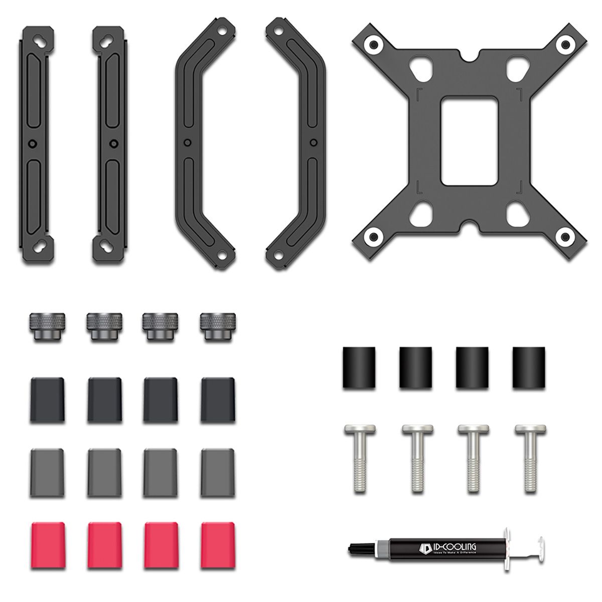 Устройство охлаждения(кулер) ID-Cooling Frozn A410 Soc-AM5/AM4/1200/1700/1851 черный 4-pin 29.85dB A