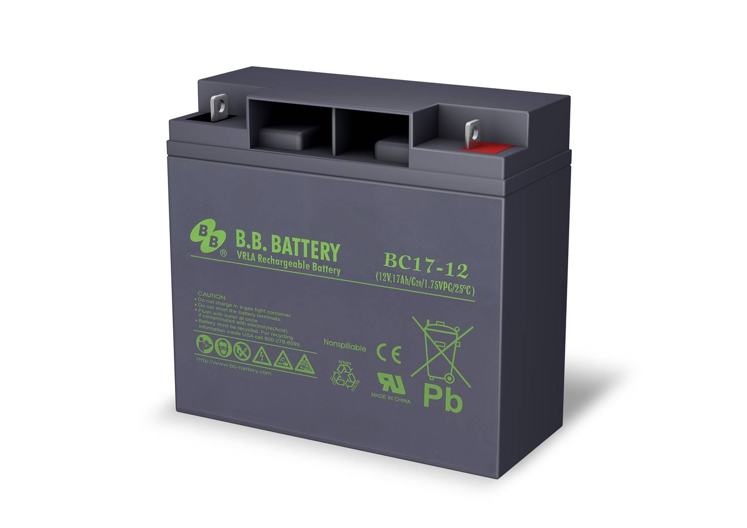 B.B. Battery Аккумулятор BC 17-12 (12V 17Ah)
