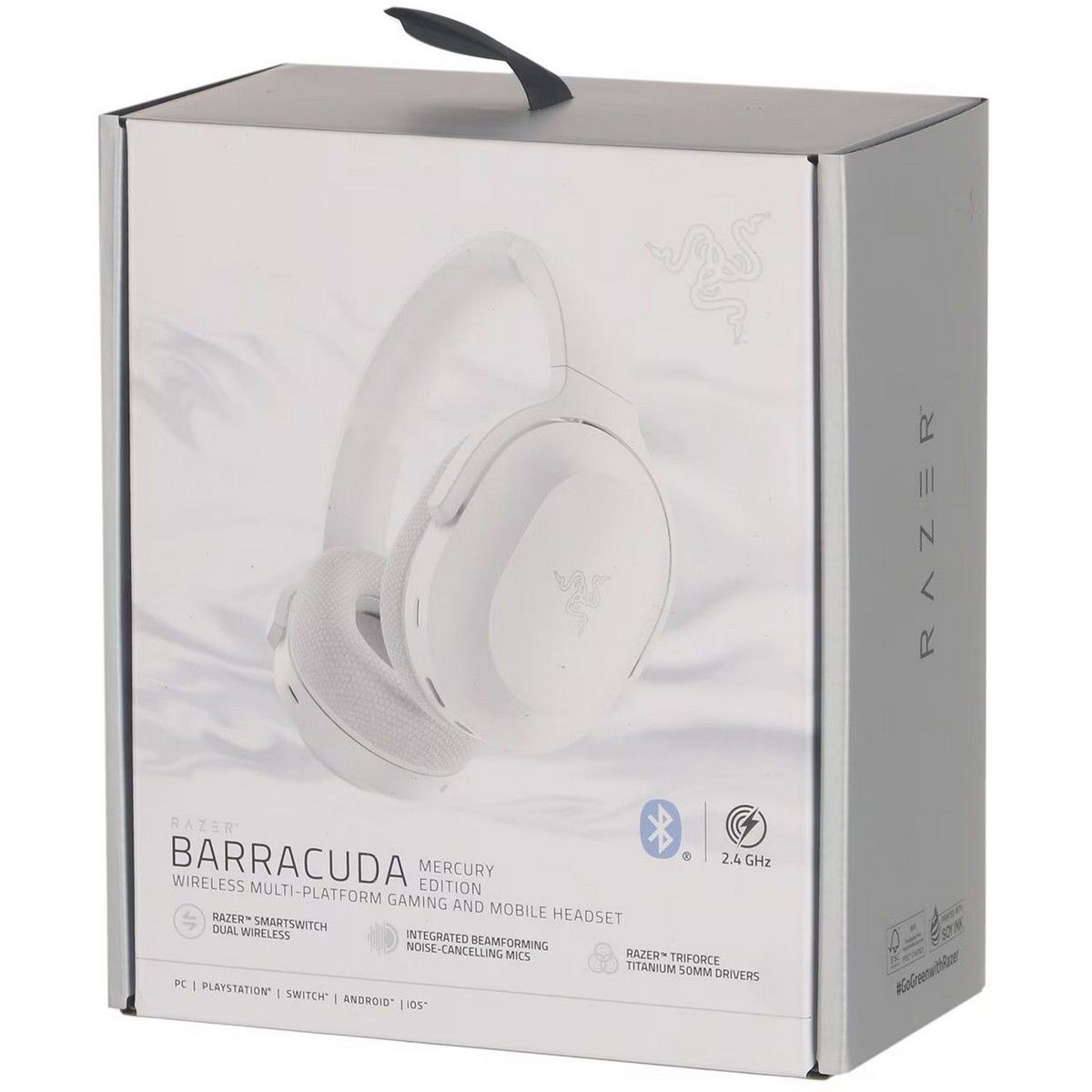 Наушники Razer Razer Barracuda Mercury White Wireless Multi-platform Gaming and Mobile Headset