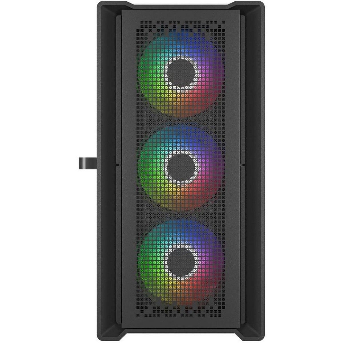 Корпус Powercase Корпус Powercase ByteFlow Micro Black, Tempered Glass, 4х 120mm ARGB fans, ARGB HUB