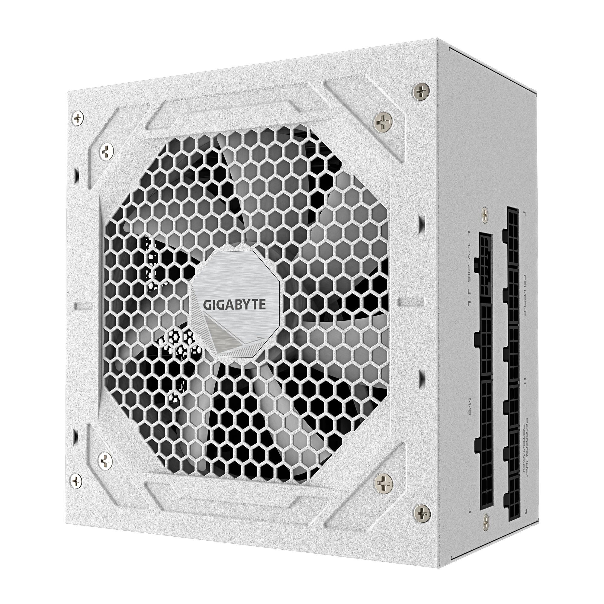 Блок питания ПК Gigabyte UD1000GM PG5 ICE 1000W, 80Plus, Gold, Полностью модульный, White colour