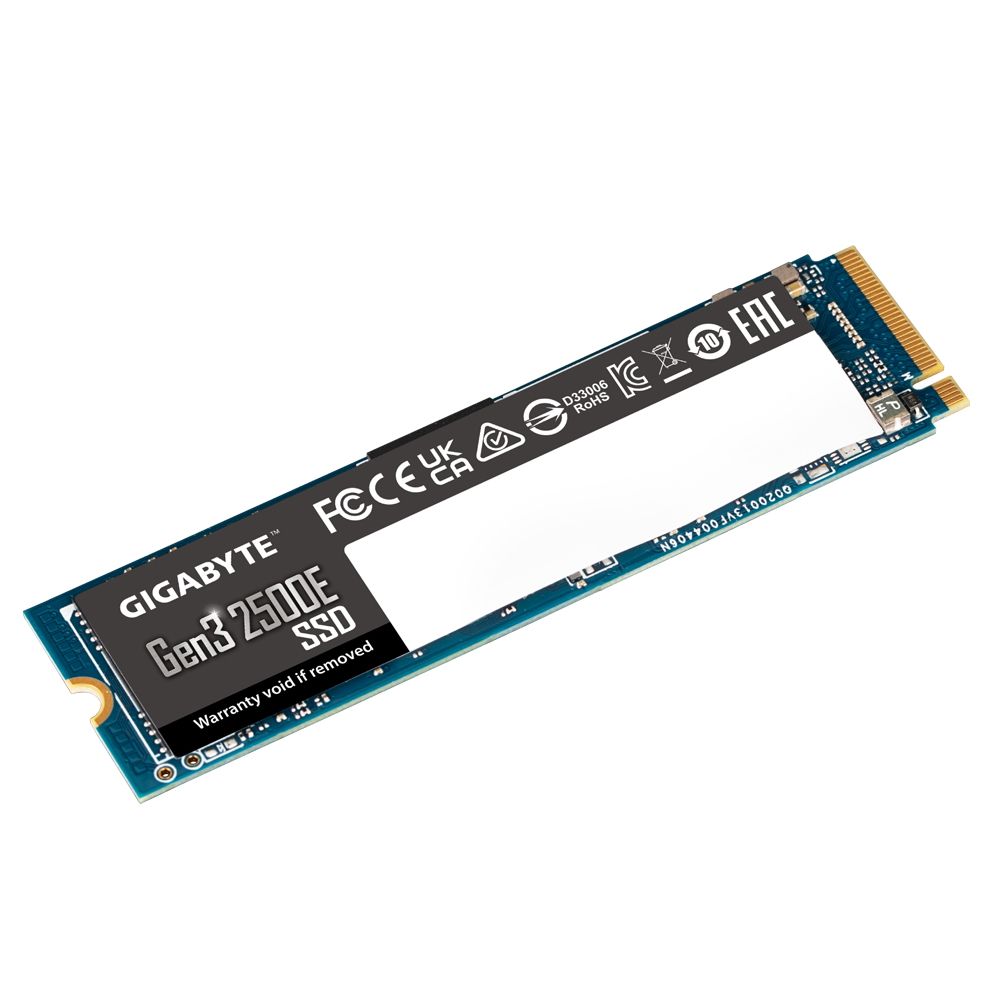 SSD накопитель GIGABYTE 2500E G325E500G 500ГБ, M.2 2280, PCI-E 3.0 x4, NVMe, M.2