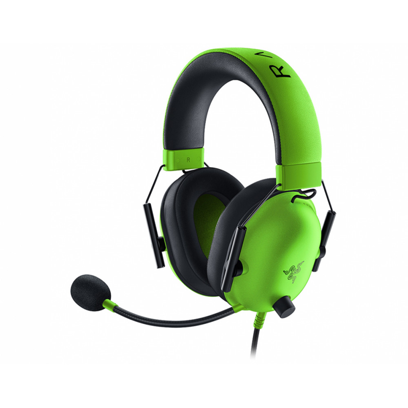 Наушники с микрофоном Razer Blackshark V2 X зеленый 1.3м мониторные оголовье (RZ04-03240600-R3M1)