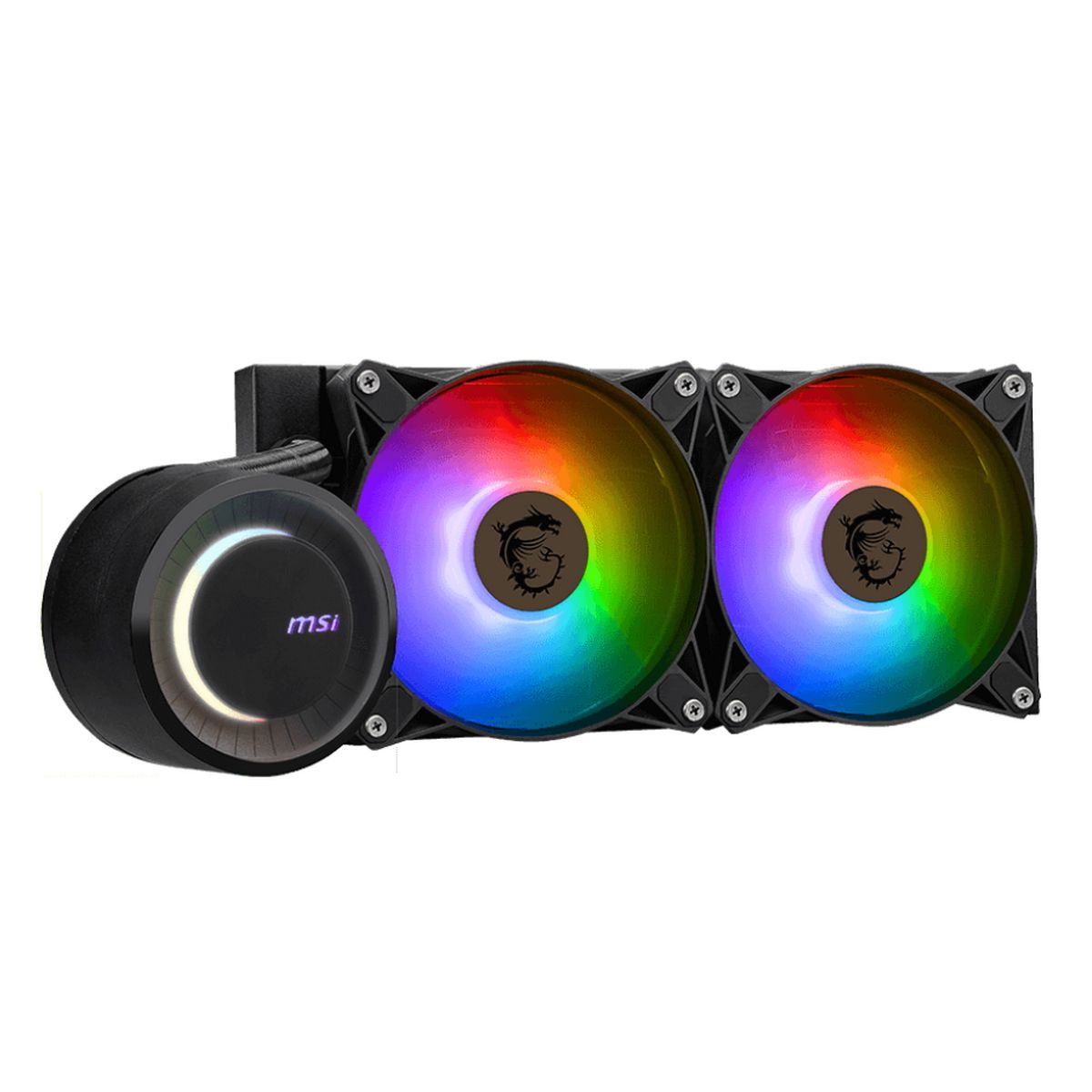 Жидкостная система охлаждения MSI MAG CORELIQUID E240 2x ARGB Fan, Color Box, LGA1700