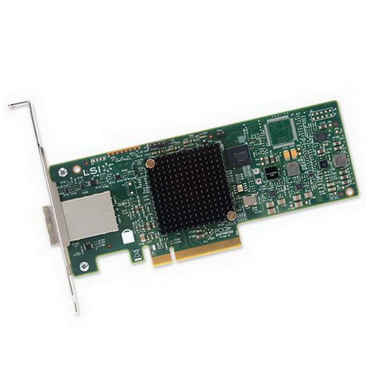 HBA-адаптер Broadcom 9300-8E SGL (LSI00343 / H5-25460-00 / H5-25460-02I / H3-25460-02I) PCIe 3.0 x8 