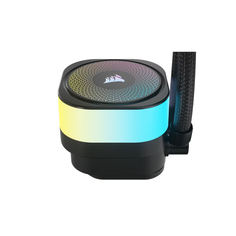 Система жидкостного охлаждения Corsair iCUE LINK TITAN 240 RX RGB (240mm, Black, RGB/ Fans: 2x120mm,