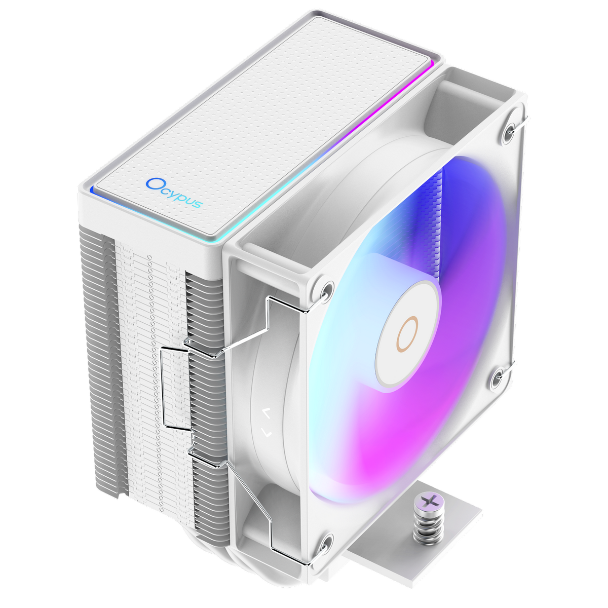 Кулер для процессора Ocypus Gamma A40 WH ARGB, 100mm ARGB FAN, Top ARGB Panel, 4 HEAT PIPES, 4-PIN P