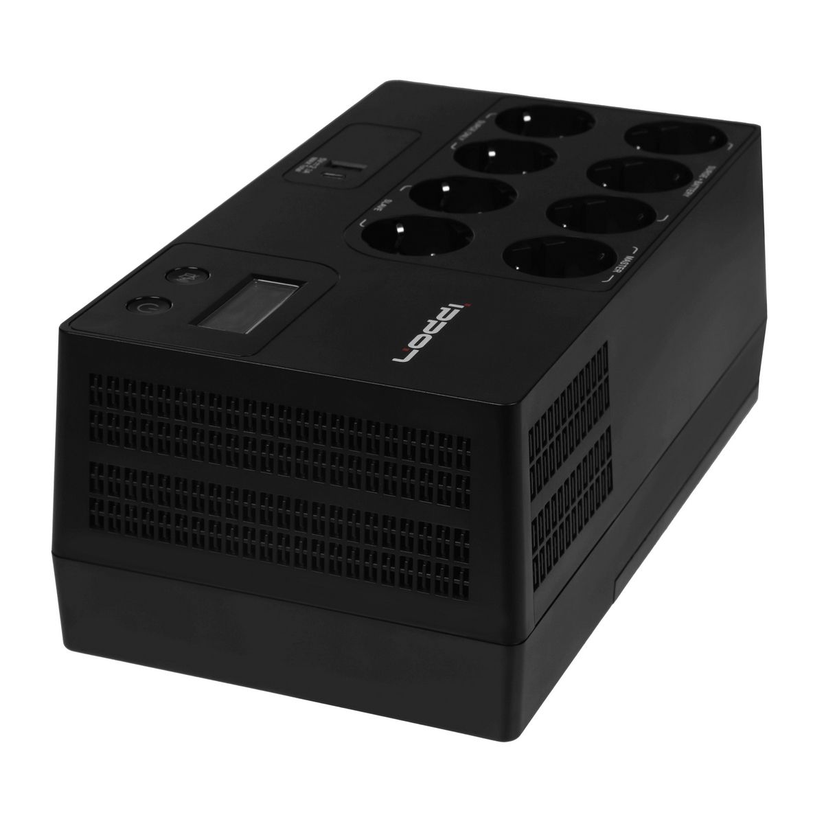 Источник бесперебойного питания Ippon Kirpich 1050 600Вт 1050ВА черный