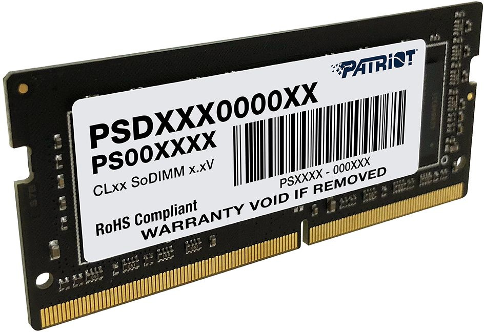 Память DDR4 16Gb 3200MHz Patriot PSD416G320081S Signature RTL PC4-25600 CL22 SO-DIMM 260-pin 1.2В si