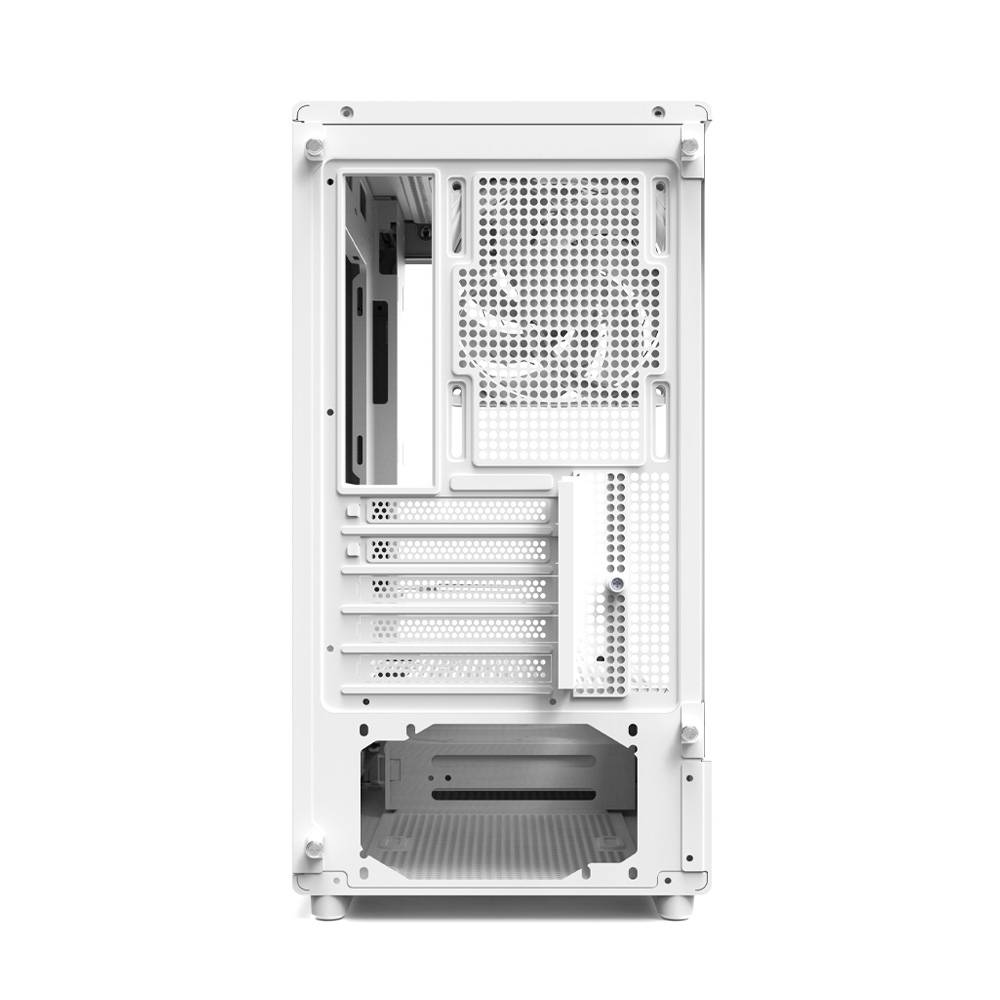 корпус ZALMAN P10, MATX, WHITE, WINDOW, 2x3.5", 3x2.5", 1xUSB TYPE-C, 1xUSB3.0, REAR 1x120mm ARGB