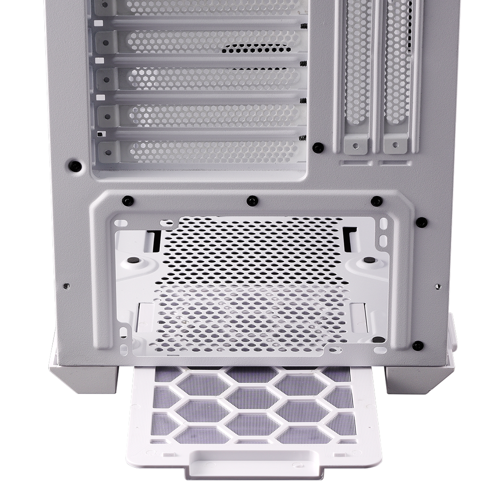 Корпус XPG DEFENDER WHITE [DEFENDER-WHCWW] (Midi-Tower, белый, TG, 120mm fan*3)