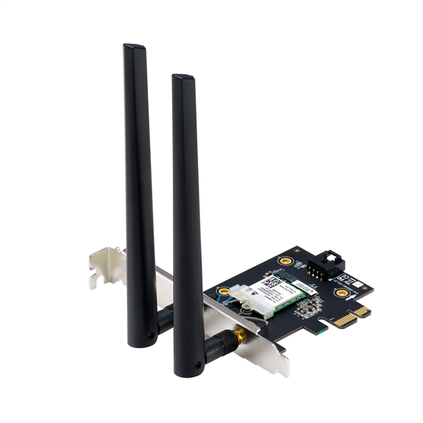 Сетевой адаптер Wi-Fi + Bluetooth Asus PCE-BE6500 BE6500 PCI Express (ант.внеш.съем) 2ант.