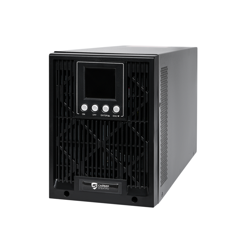 ИБП Сайбер Электро ЭКСПЕРТ-II-1000 Онлайн, Напольное исполнение 1000ВА/900Вт. USB/RS-232/SNMPslot (2