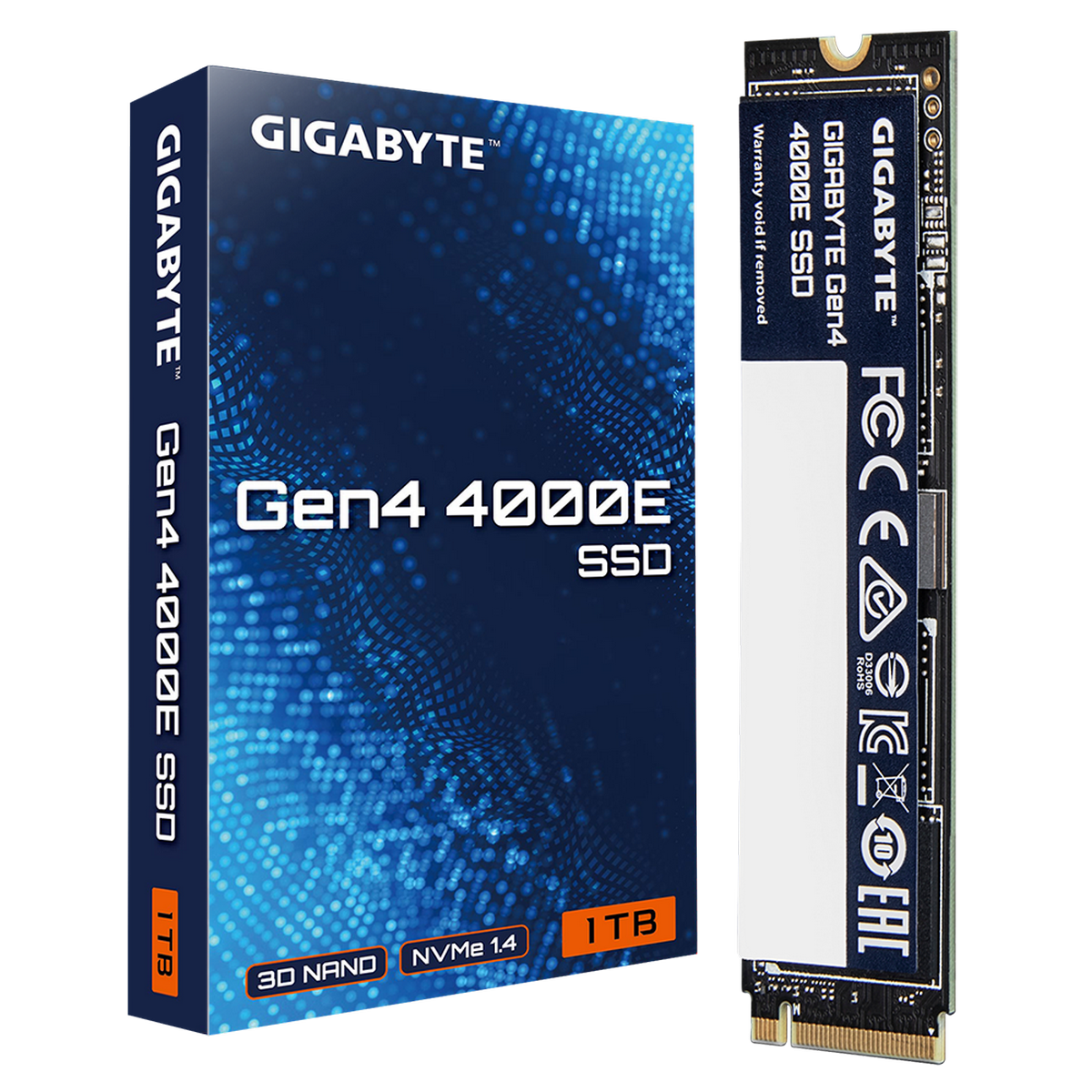 Накопитель SSD Gigabyte PCIe 4.0 x4 1000GB G440E1TB 4000E M.2 2280