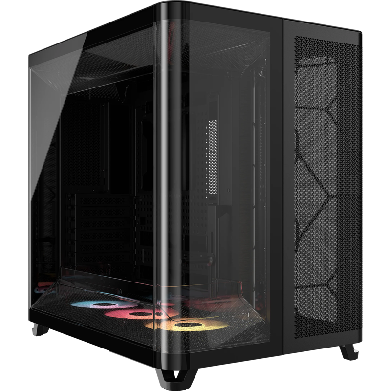 Корпус Corsair AIR 5400 RS-R ARGB, Midi-Tower, TG, 3x120mm ARGB reverse fans, 2xUSB-A 3.2, 1xUSB 3.2