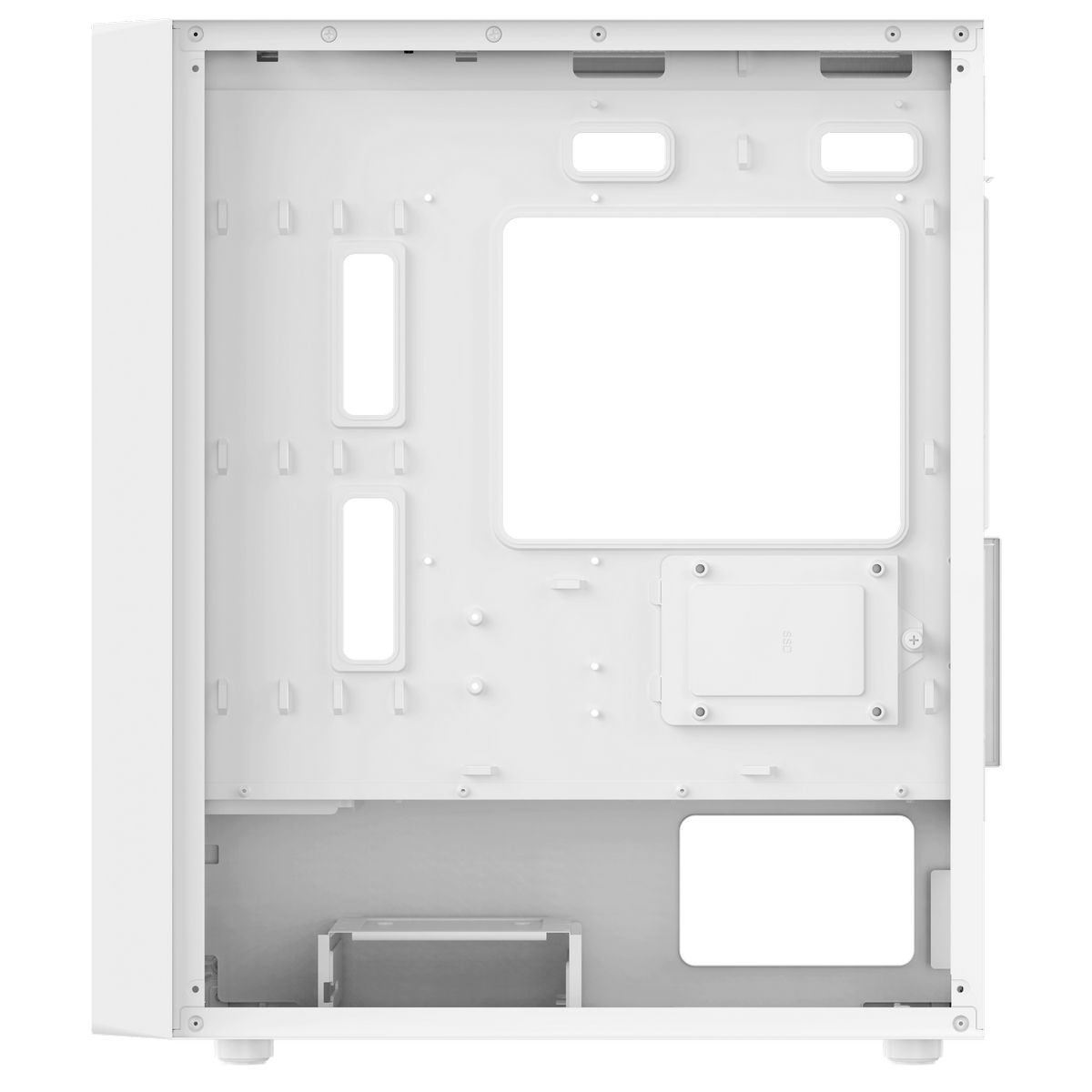 Корпус для ПК Case Ocypus Gamma C50 WH mATX / win / white / no PSU / Tempered Glass