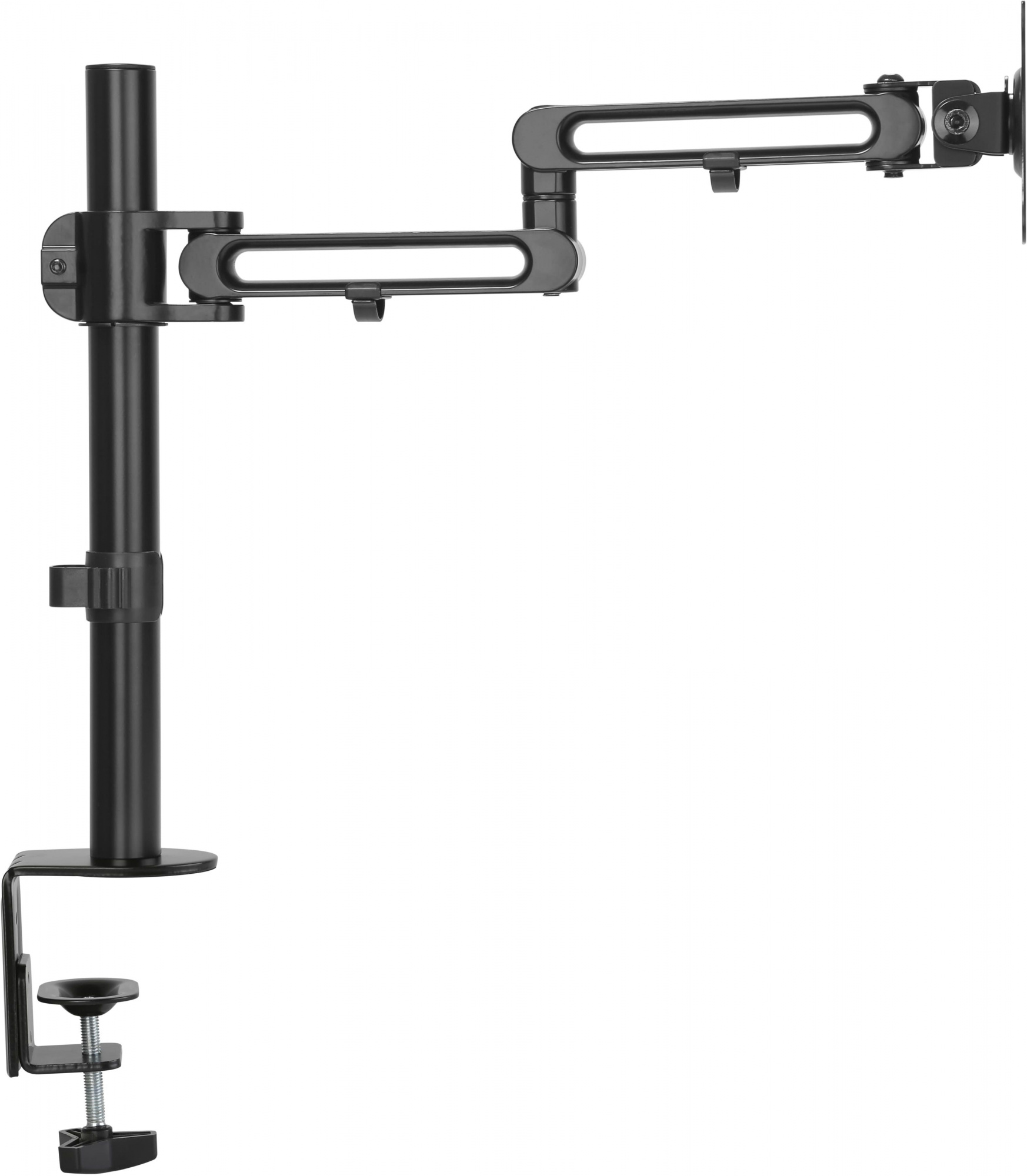 Кронштейн для мониторов Ultramounts UM736 черный 17"-32" макс.8кг крепление к столешнице поворот и н