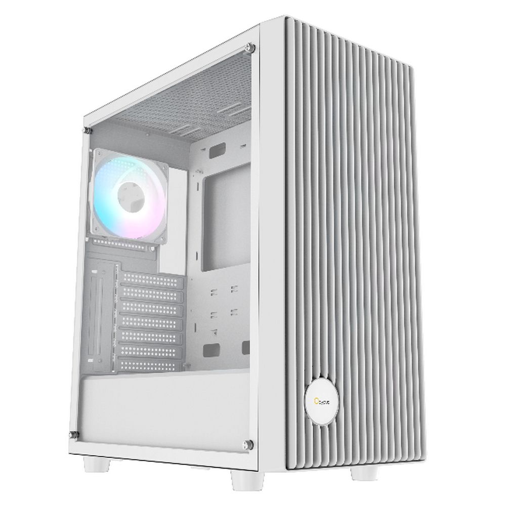 Корпус Case Ocypus Gamma C70 WH ARGB ATX / win / white / 4 ARGB fans / no PSU / Tempered Glass
