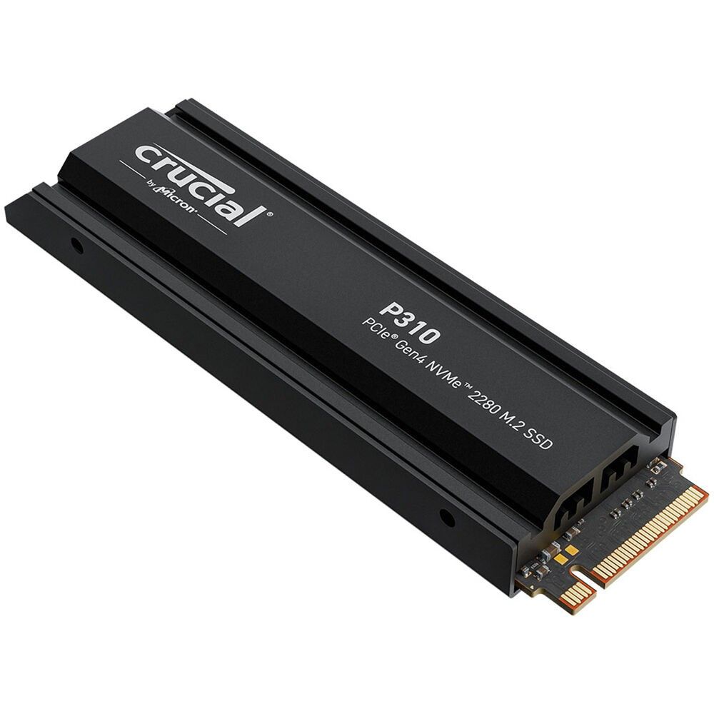 Твердотельный накопитель SSD Crucial P310 1TB PCIe Gen4 NVMe 2280 M.2 SSD with heatsink CT1000P310SS