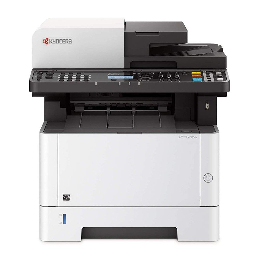 МФУ Kyocera Ecosys M2135DN A4, лазерное, черно-белое, 35стр/мин, 1200dpi, 800МГц, 512Мб, 250+100, US