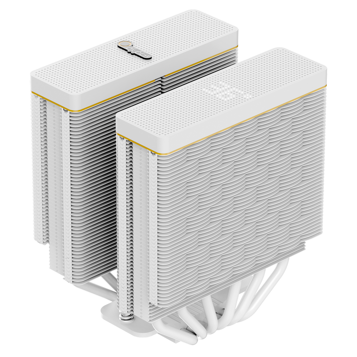 Кулер для процессора Ocypus Iota A62 WH, 2x120mm FAN, Display Panel, 6 HEAT PIPES, 4-PIN PWM, 500-20