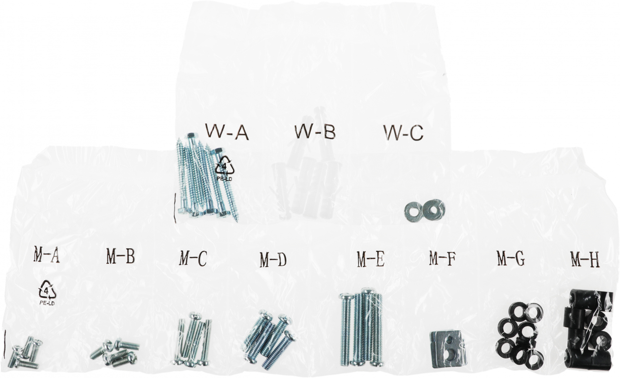 Кронштейн для телевизора Ultramounts UM815F черный 60"-100" макс.75кг настенный фиксированный