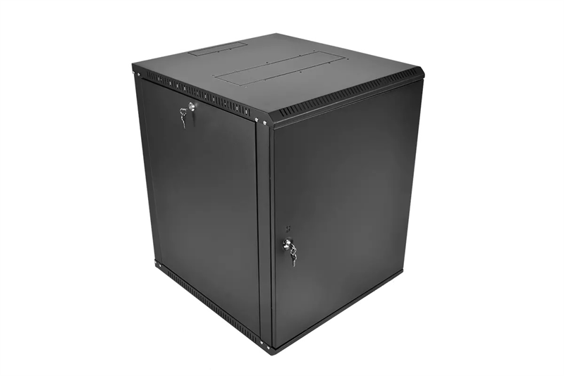 шкаф ЦМО Шкаф телекоммуникационный настенный разборный ЭКОНОМ 18U (600  350) дверь металл, цвет черн