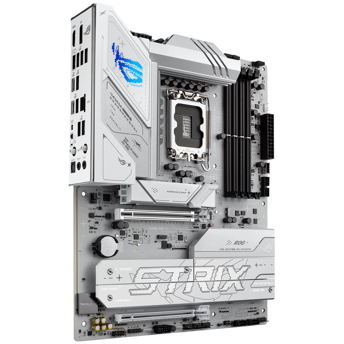 Материнская плата Asus ROG STRIX B860-A GAMING WIFI Soc-1851 Intel B860 4xDDR5 ATX AC`97 8ch(7.1) 2.