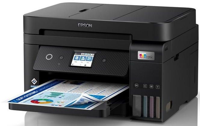 МФУ струйный Epson L6290 (C11CJ60405/505/408/507) A4 Duplex Net WiFi черный