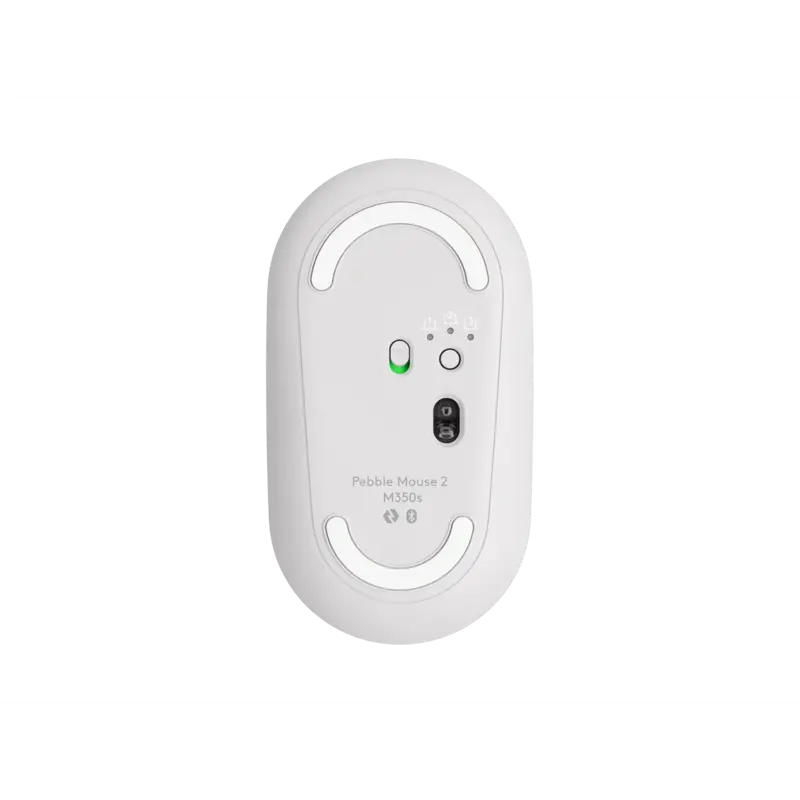 Мышь Logitech Wireless Mouse Pebble 2 M350s, Bluetooth, WHITE, [910-007013]