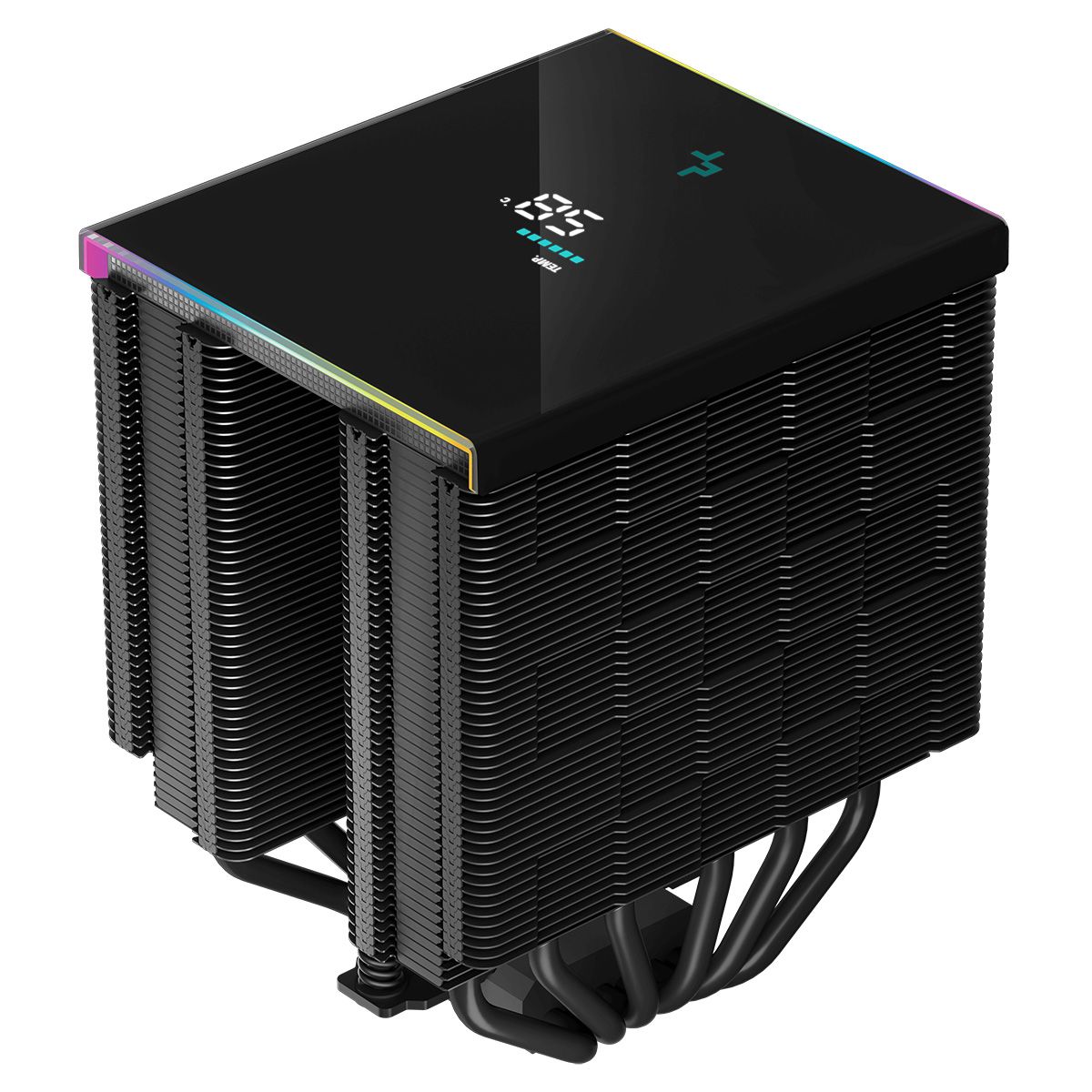 Устройство охлаждения(кулер) Deepcool AK620 Soc-AM5/AM4/1200/1700/1851 черный 4-pin 11-28dB Al+Cu 26