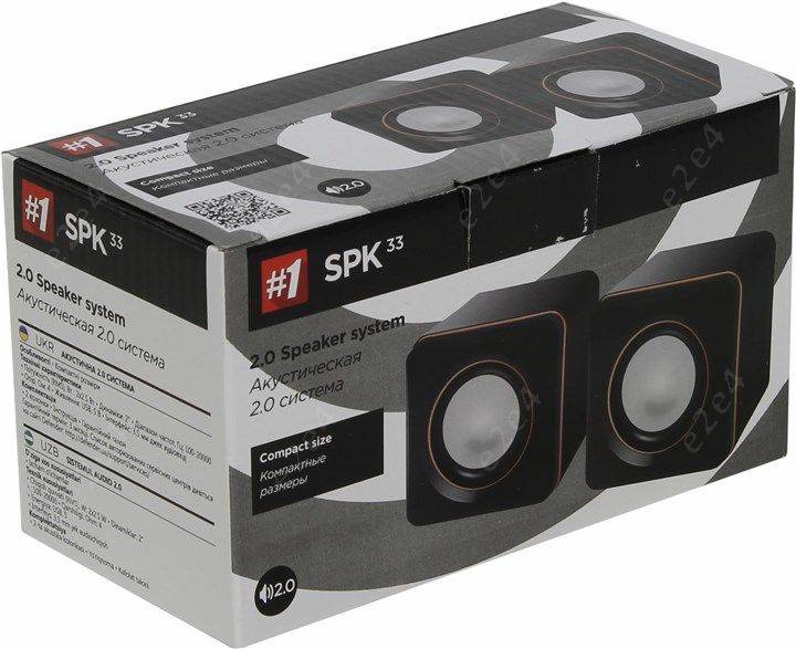 Акустическая 2.0 система SPK 33 5 Вт, питание от USB