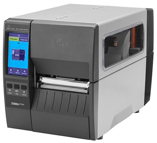 Принтер этикеток Zebra ZT231 (CN), TT, 4", 300 dpi, Tear, EU/UK Cords, USB, Serial, Ethernet, BTLE, 