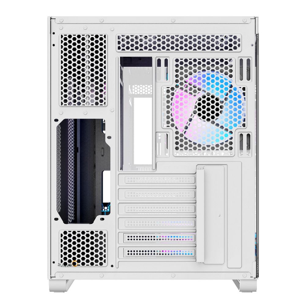 Корпус Case Ocypus Iota C70 WH ARGB ATX  win / white / 6 ARGB fans / no PSU /Tempered Glass