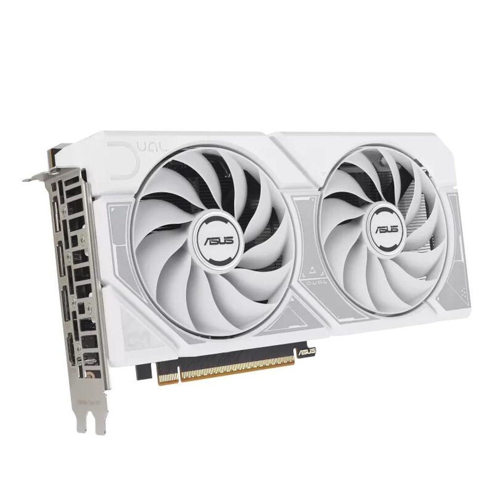 Видеокарта Asus PCI-E 5.0 DUAL-RTX5060-O8G-WHITE NVIDIA GeForce RTX 5060 8Gb 128bit GDDR7 2535/28000